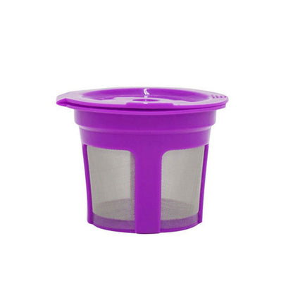4 Piece Refillable Coffee Pods for Keurig K Cup Machines - Purple
