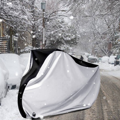 210D Waterproof Bike Cover with Lock Hole for Outdoor Storage