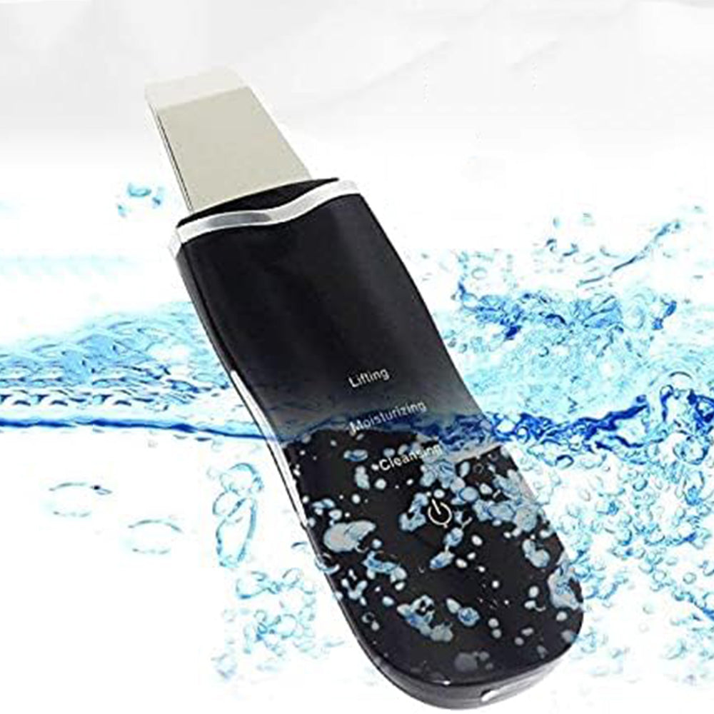 Ultrasonic Skin Scrubber Pore Cleansing Tool for Facial Care-Black