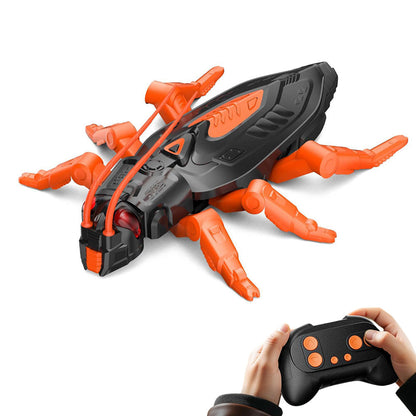 Rechargeable Wall Climbing Gecko RC Car Toy for Kids Orange