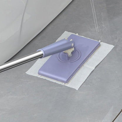 Mini Lazy Floor Cleaning Flat Mop Multi-Functional Self-Squeeze Face Towel Mop Purple