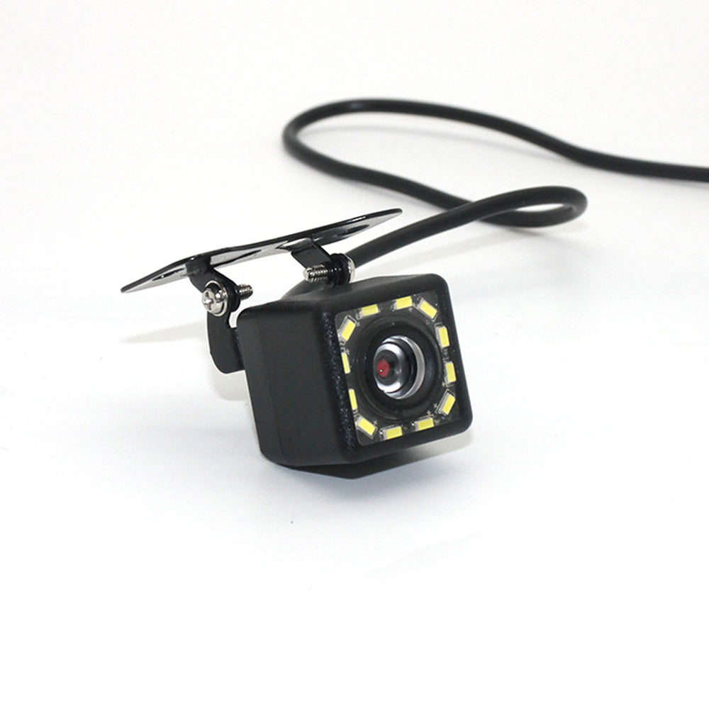 12 LED Square Reverse Camera for Car Rear View Parking with Night Vision