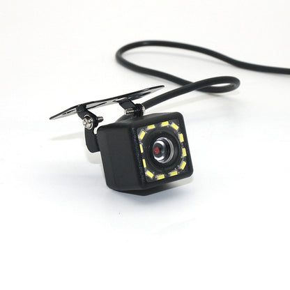 12 LED Square Reverse Camera for Car Rear View Parking with Night Vision