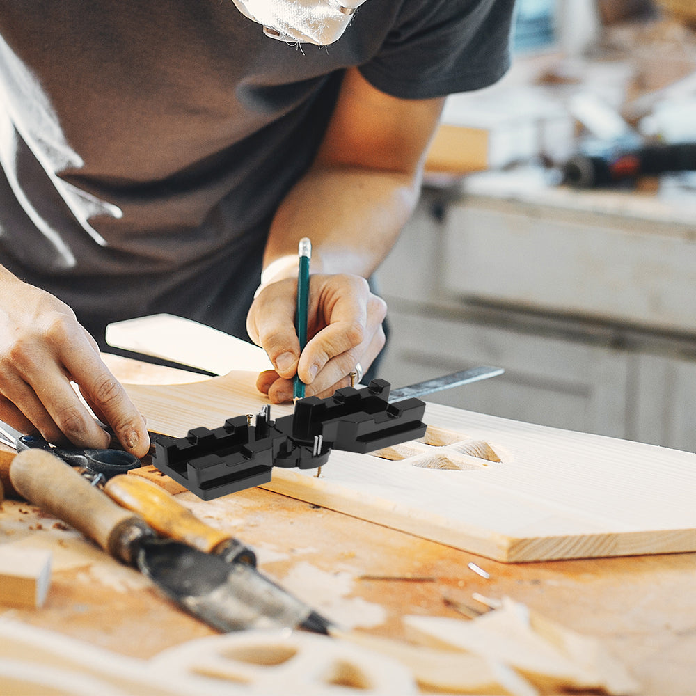 2-in-1 Mitre Measuring Cutting Tool Miter Saw Protractor Multifunction Tool