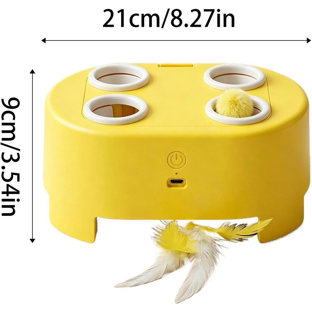 3 in 1 Automatic Electric Cat Teaser Wand Toy