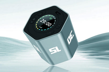 Cube Timer Rotating Timer with Vibration Adjustable Volume Countdown-Blue