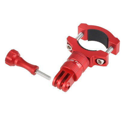 Aluminum 360-degree Bike Handlebar Mount for GoPro Hero 13 12 11 Cameras Red