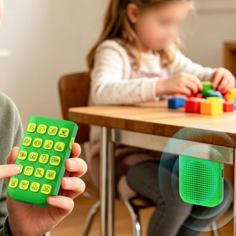 20 Sound Effect DIY Recording Prank Toy with Remote for Boys and Girls - Green