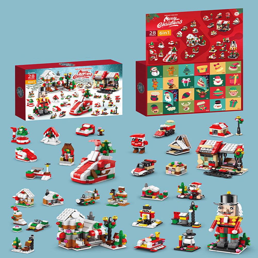 Advent Calendar ¨C Christmas House Mini Building Set for Kids and Adults 6+ Style 2
