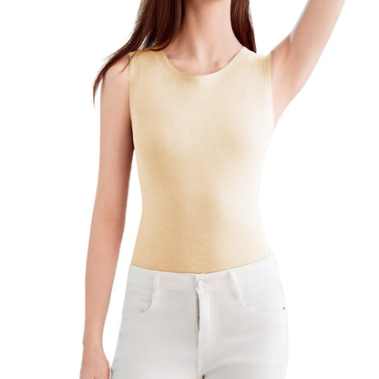 Fall Winter Warm Baselayer Top-Apricot