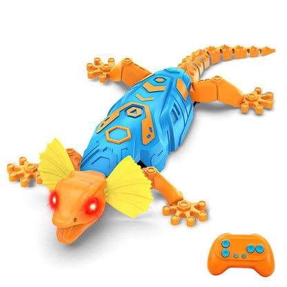 RC Wall Crawler Gecko Simulated Climbing Lizard - Orange