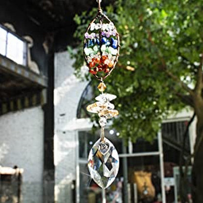 3 pcs Hanging Crystal Pendant Window Hanging Ornaments Car Hanging Ornament Outdoor Garden Decor Accessories