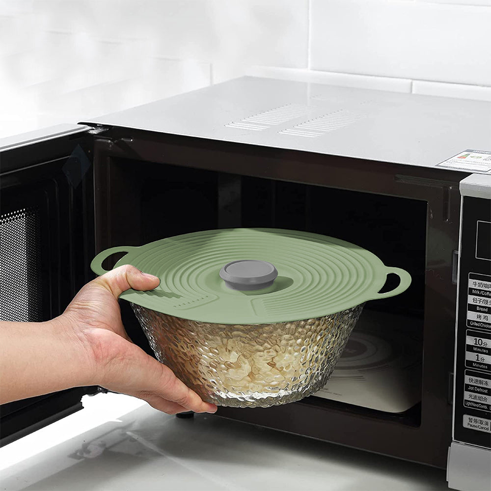Anti-dust Silicone Lids Suction Seal Lids Food Storage Cover for Cups Bowls Plates Pots