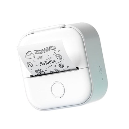 Phomemo T02 Mini Bluetooth Thermal Sticker Printer Portable Pocket Photo Printer White