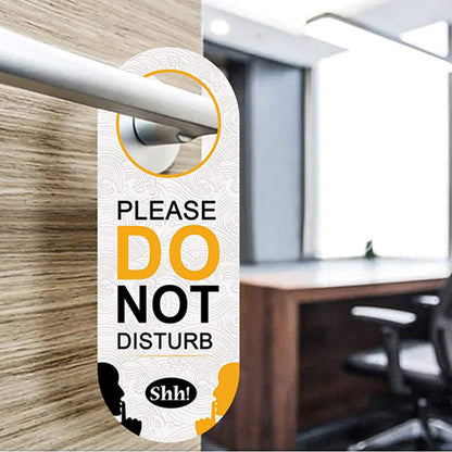 Do Not Disturb Door Hanger Sign Door Hanger Tag