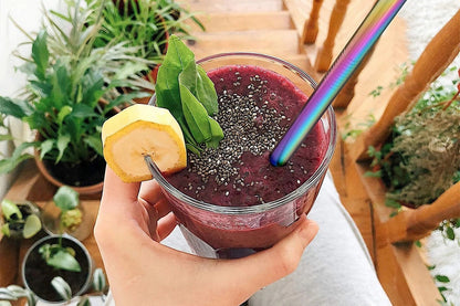 7Pcs BOBA Bubble Tea Straw Extra Wide Stainless Steel Metal Reusable Straws Pack Reusable Metal Straws Best For Drinking Bubble-Symphony