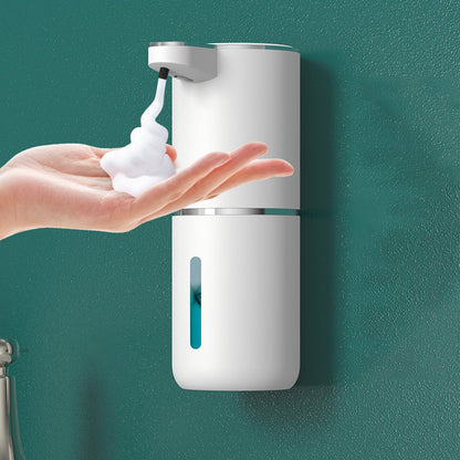 380ML Automatic Soap Dispenser Touchless Adjustable Soap Dispenser Rechargeable White
