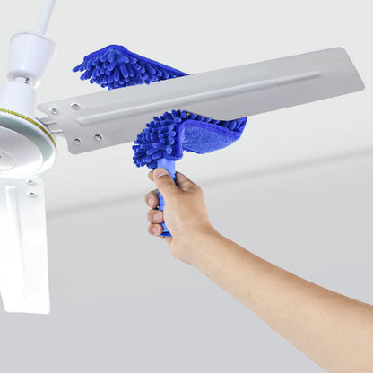 Flexible Duster Cleaning Brush with Detachable Handle Bendable Soft Ceiling Fan Cleaner