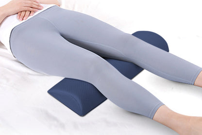 Knee Foot Pillow Half Moon Bolster Pillow - Navy