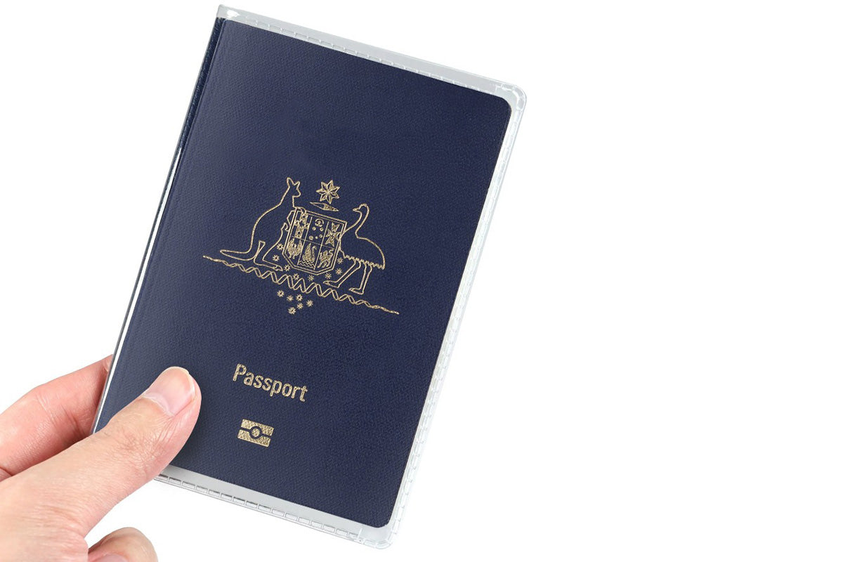 5 Piece Clear Passport Cover Protector Case