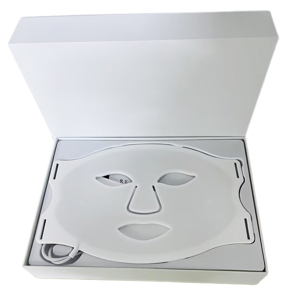 Silicone Skin Care Mask 7 Coloured LED Face Neck Mask Light Tool