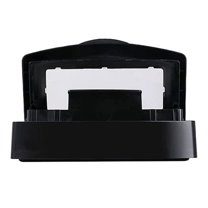 ABS Nail Tool Cleaning Soaking Cleaning Box with Lift Up Filter Tray - Black