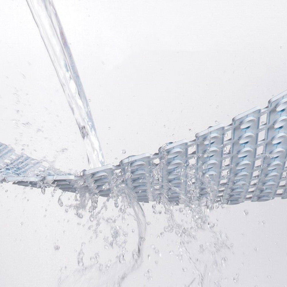 Non Slip Shower Mat with Suction Cups-Blue