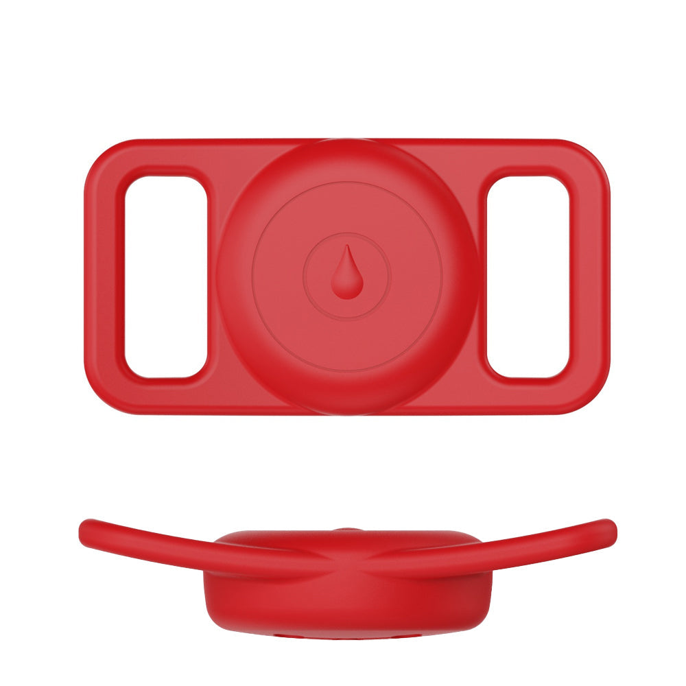 For Apple AirTag Case Silicone Airtag Protective Cover Air Tag Holder Red
