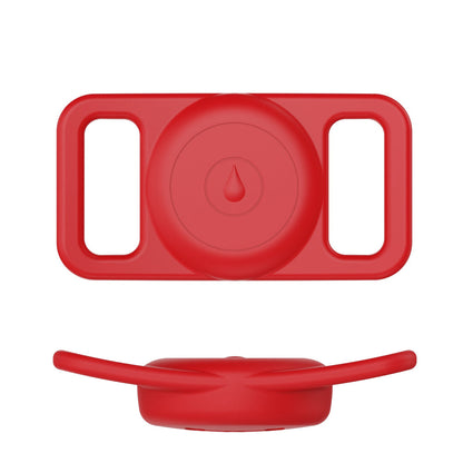 For Apple AirTag Case Silicone Airtag Protective Cover Air Tag Holder Red