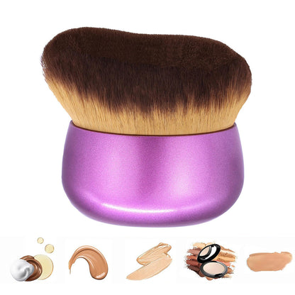 Extra Large Body Makeup Brush for Self Tanner & Liquid Cream Blending Purple