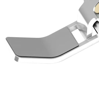 Foldable Aluminum Laptop Tablet Stand with 6 Height Levels- Silver