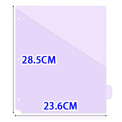 Plastic Binder Dividers with Tabs A4 Subject Dividers