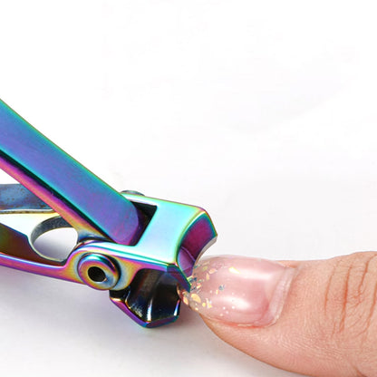 Wide Jaw Nail Clipper Strong Stainless Steel Toenail Cutter for Thick Nails-Mixed Color
