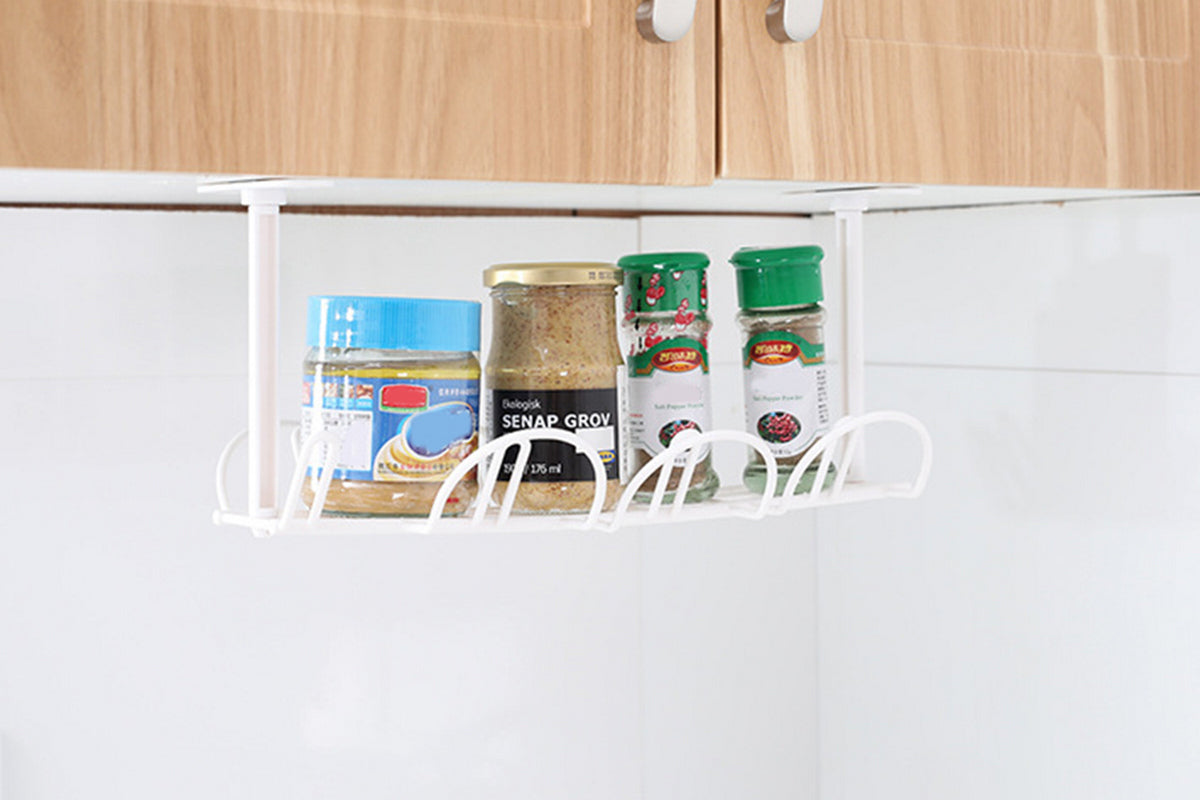 Under Desk Cable Management Tray Organizer-White