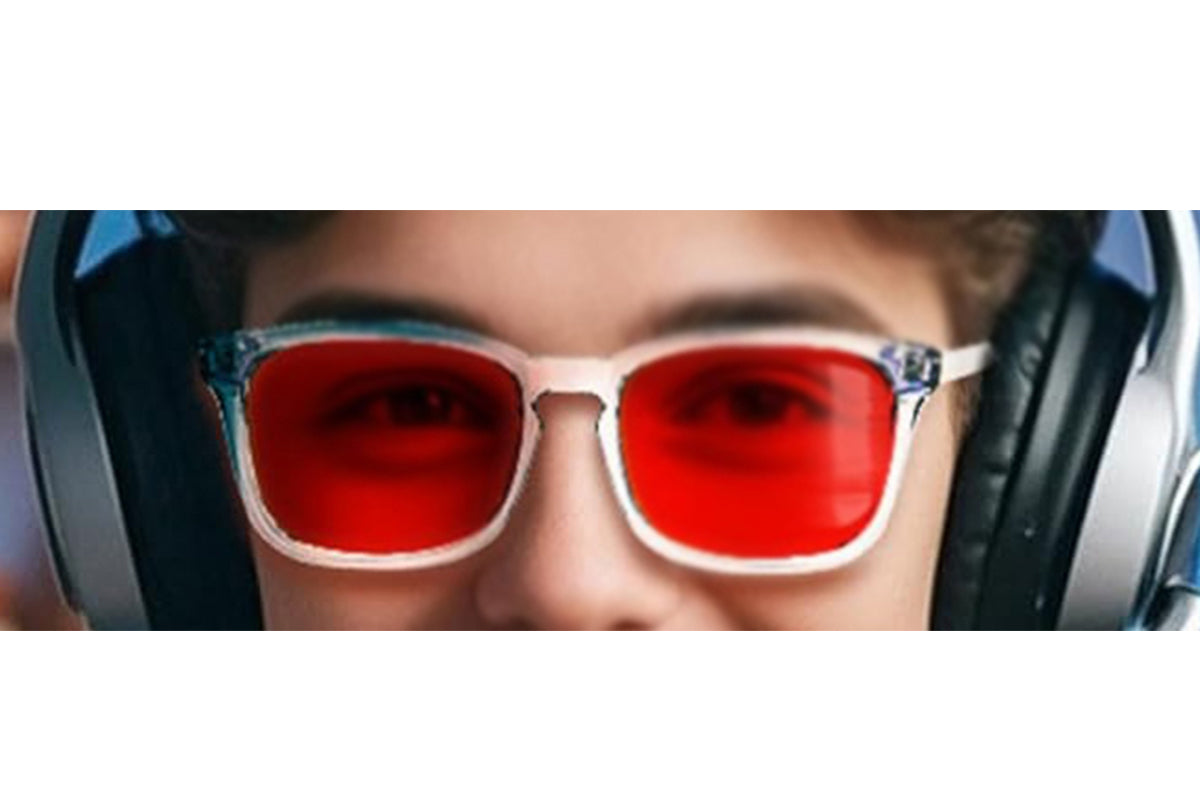 Sleep Glasses Blue Light Blocking Glasses for Gaming Working Sleeping-Transparent