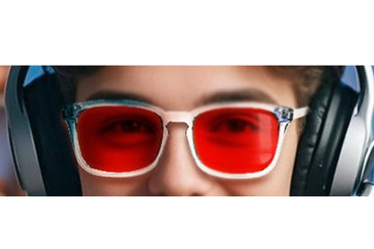 Sleep Glasses Blue Light Blocking Glasses for Gaming Working Sleeping-Transparent