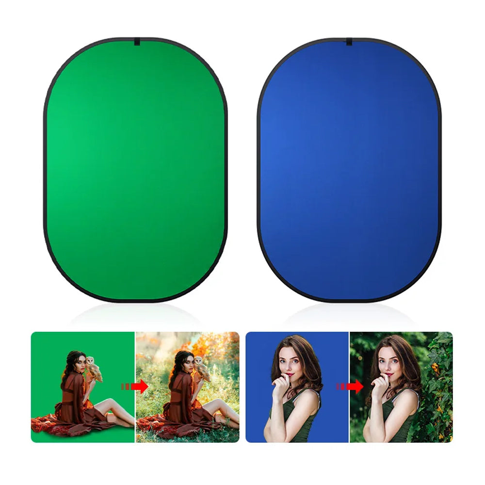 1 Pc Portable Reversible Pop Up Background Screen Collapsible Photography Background Board