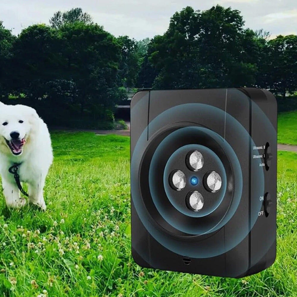 Outdoor Anti Bark Device Rechargeable Ultrasonic Dog Bark Control Repeller
