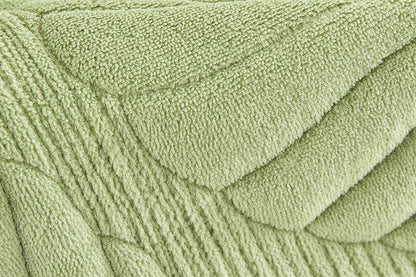 Reclining Couch Slipcovers Soft with Pockets Protector for Pets Kids-Off-Green