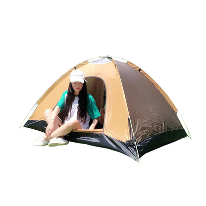 For 2-Person 4-in-1 Outdoor Camping Tent Kit Portable Quick Automatic Opening Beach Tent Hiking Picnic Travel Style 1