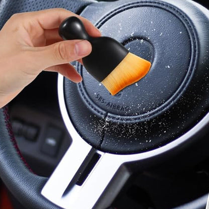 3Pcs Set Car Interior Cleaning Brushes Soft Detailing Duster Kit for Auto Truck