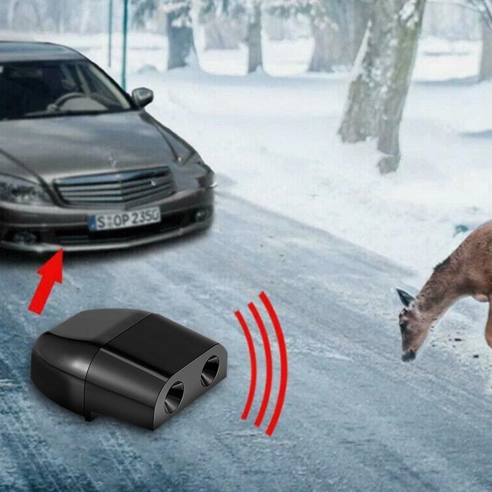 4Pcs Ultrasonic Animal Repeller Deer Whistles Car Warning Devices