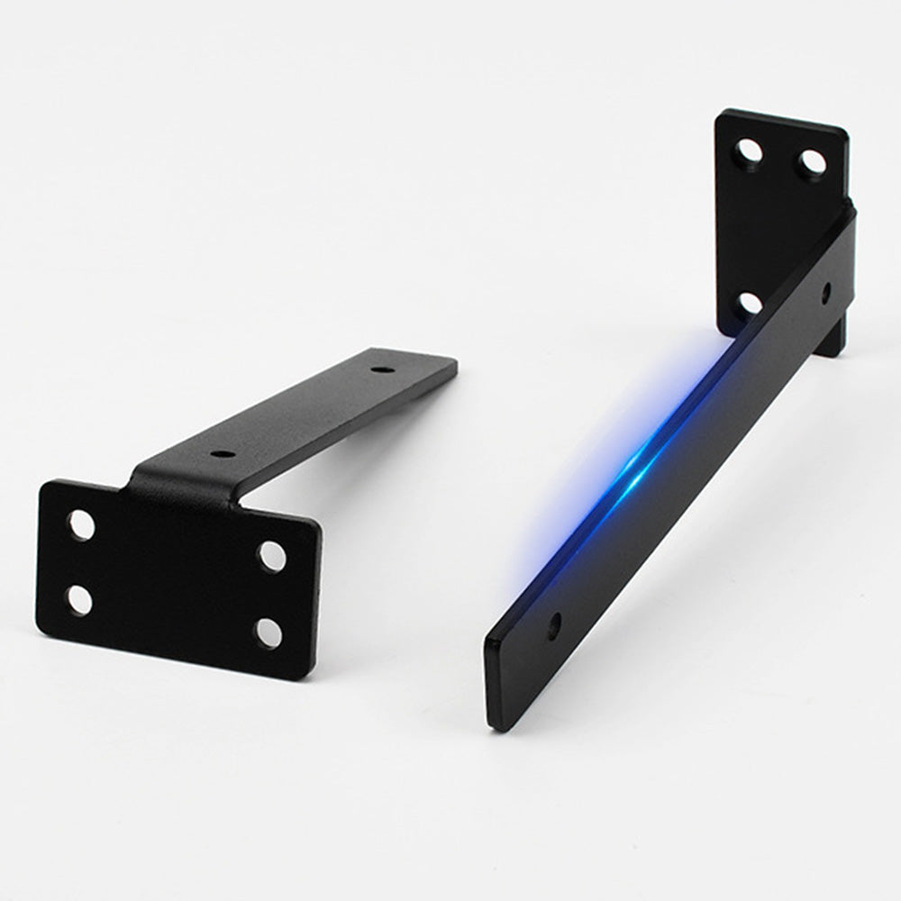 2Pcs Hidden Shelf Brackets 0.4 cm Thick for Floating Shelf Support