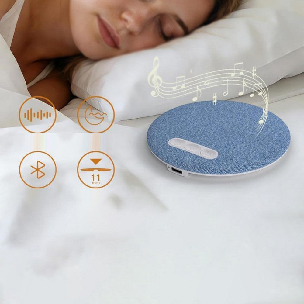 Under Pillow Speaker with White Noise Portable Bluetooth Speaker for Sleeping-Blue
