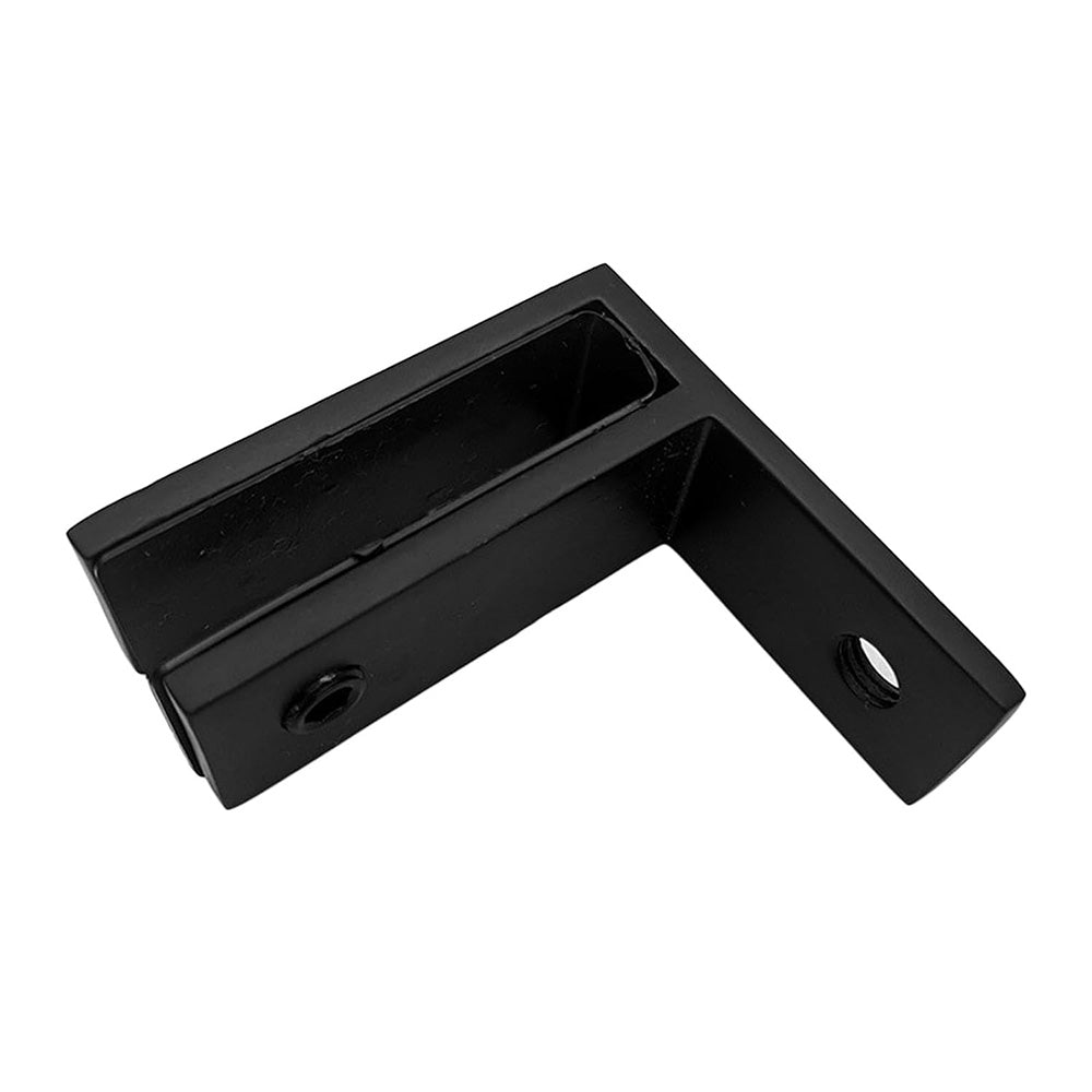 304 Stainless Steel Pool Fence Glass Clamp for 10 to 12mm Panels - Black