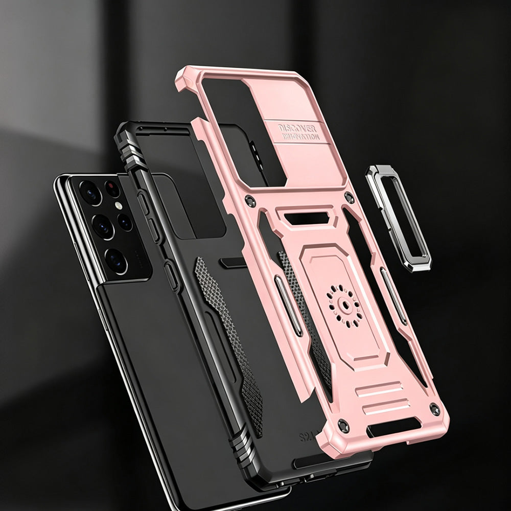 Ring Stand Phone Case for Samsung Galaxy A57 - Navy