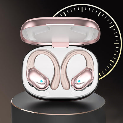 Wireless Earbuds Bluetooth Headphones IPX5 Waterproof Earphones for Workout Running-Rose Gold