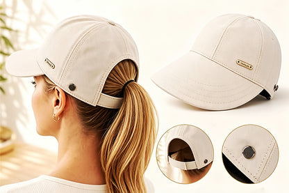 Wide Brim Quick Dry Foldable Sun Hat - Beige