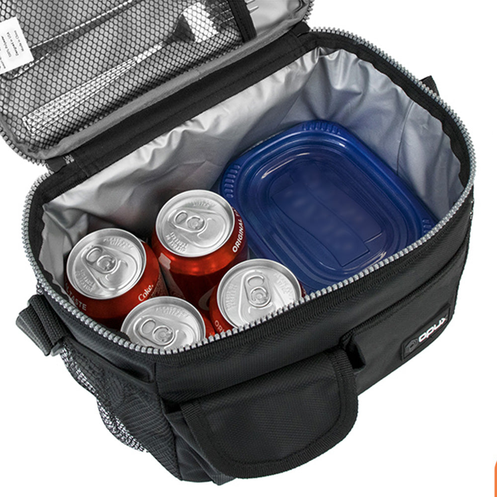 Insulated Lunch Bag Large Capacity with Shoulder Strap-Black