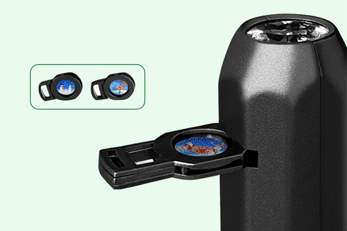USB Powered Christmas Projector Light - 4 Slides